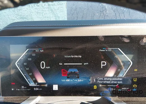 2025 BMW 740I xDrive z USA, uszkodzony, nr VIN WBA33EH01SCV39182